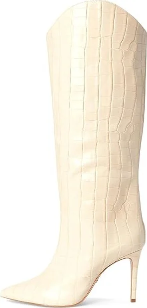 Schutz Maryana Wide Women's Boots Eggshell : 7 M, Leather - Image 6