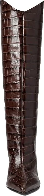 Schutz Maryana Women's Boots Dark Chocolate : 5 M, Leather - Image 2