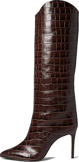 Schutz Maryana Women's Boots Dark Chocolate : 5 M, Leather - Image 5