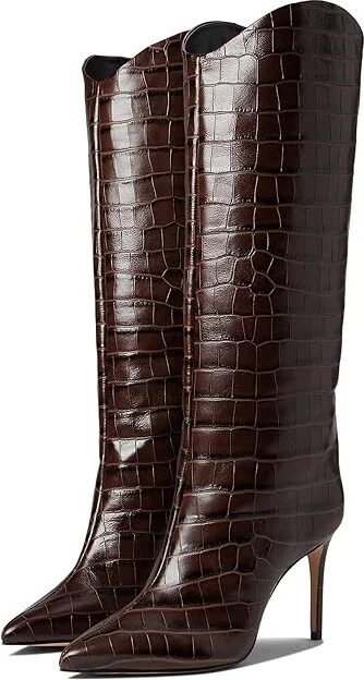 Schutz Maryana Women's Boots Dark Chocolate : 5 M, Leather