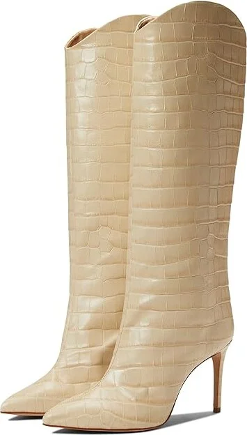 Schutz Maryana Women's Boots Eggshell : 5 M, Leather