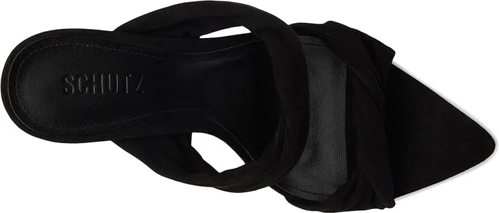 Schutz Meline Mule Women's Sandals Black : 5 M, Suede - Image 2