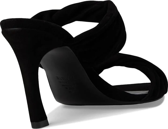 Schutz Meline Mule Women's Sandals Black : 5 M, Suede - Image 4
