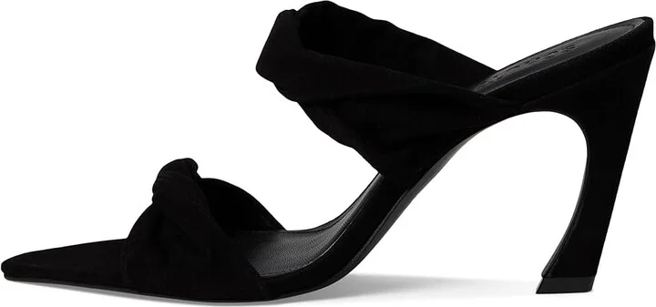 Schutz Meline Mule Women's Sandals Black : 5 M, Suede - Image 6