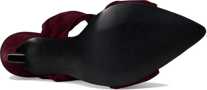 Schutz Meline Mule Women's Sandals Vino : 7.5 M, Suede - Image 3
