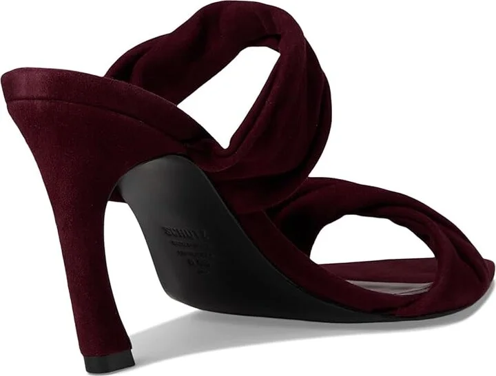 Schutz Meline Mule Women's Sandals Vino : 7.5 M, Suede - Image 4