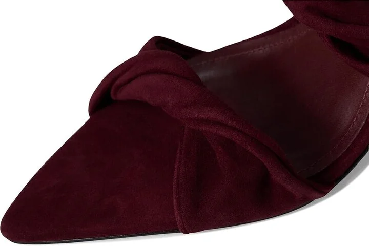 Schutz Meline Mule Women's Sandals Vino : 7.5 M, Suede - Image 7