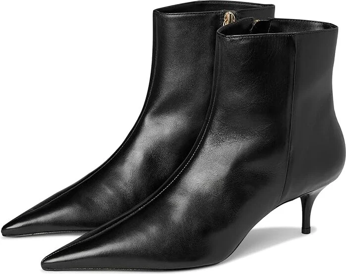 Schutz Mikki Mid Women's Shoes Black 5 : 10.5 M, Suede