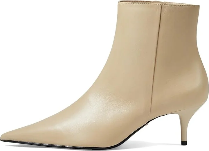Schutz Mikki Mid Women's Shoes Eggshell : 10 M, Suede - Image 5
