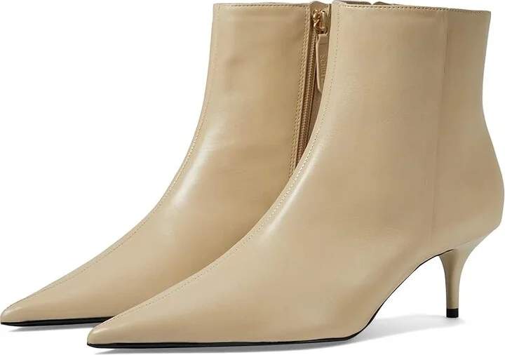 Schutz Mikki Mid Women's Shoes Eggshell : 10 M, Suede