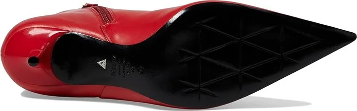 Schutz Mikki Mid Women's Shoes Flame Scarlet : 5 M, Suede - Image 3