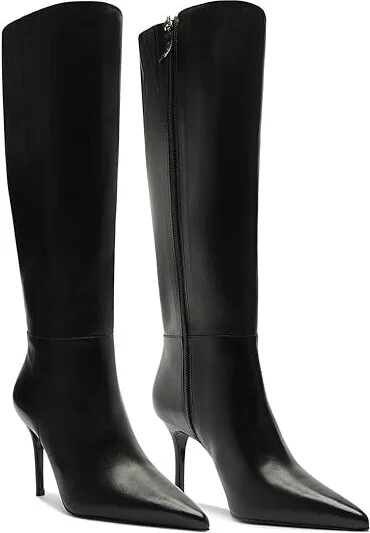 Schutz Mikki Up Women's Shoes Black 5 : 5 M, Leather