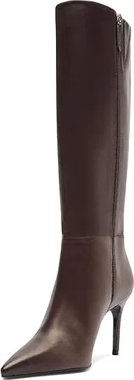 Schutz Mikki Up Women's Shoes Dark Chocolate : 11 M, Leather - Image 5