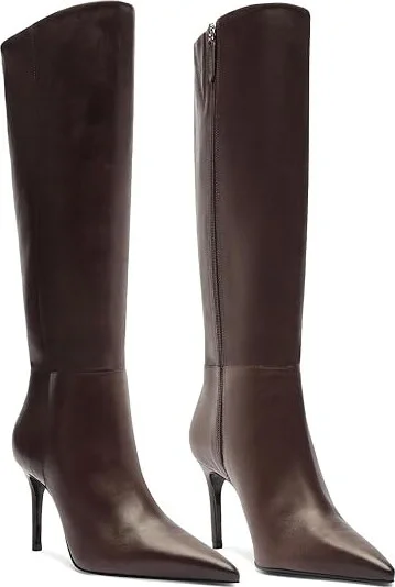 Schutz Mikki Up Women's Shoes Dark Chocolate : 11 M, Leather
