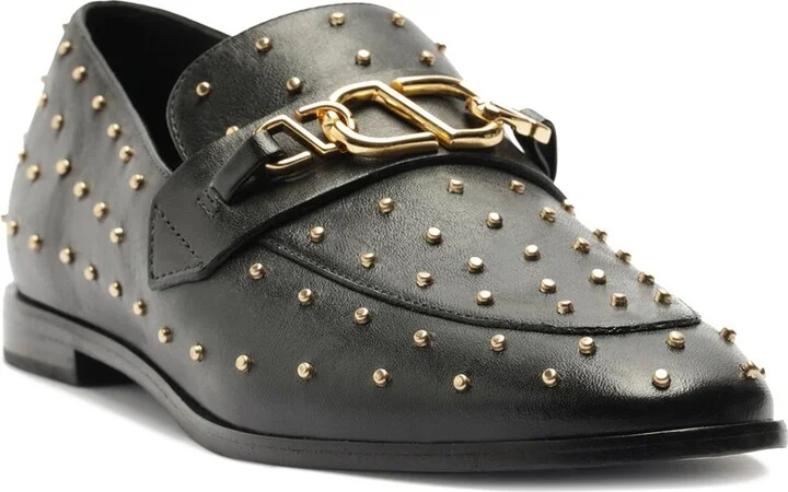 Schutz Morgan Leather Flat