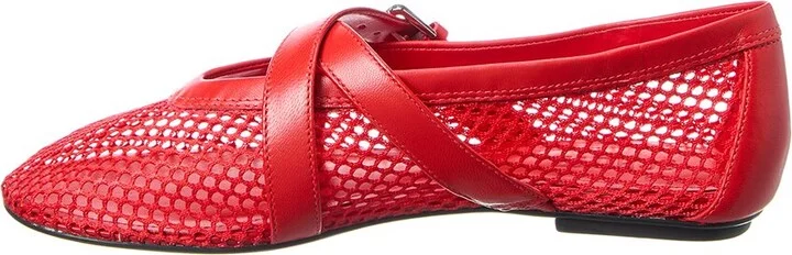 Schutz Nadine Leather Flat - Image 2
