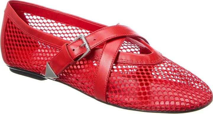 Schutz Nadine Leather Flat