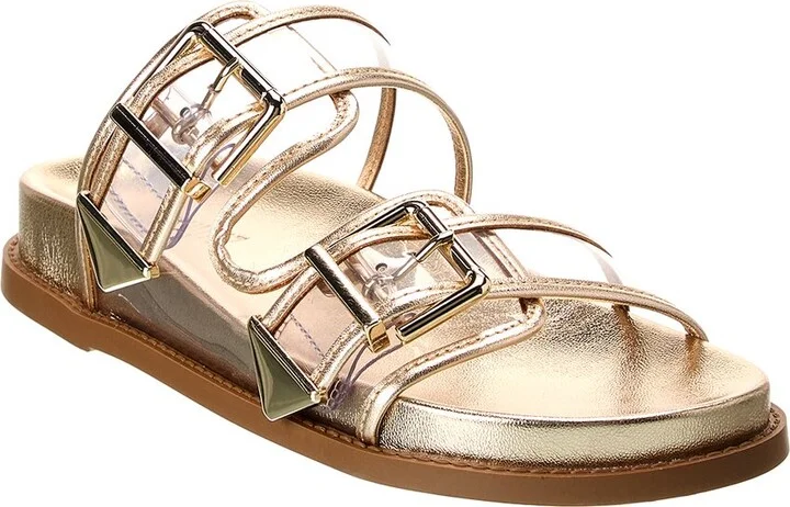 Schutz Naomi Vinyl Leather Sandal