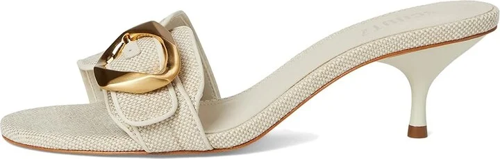 Schutz Olga Kitten Women's Sandals Oyster : 11 M, Leather - Image 6
