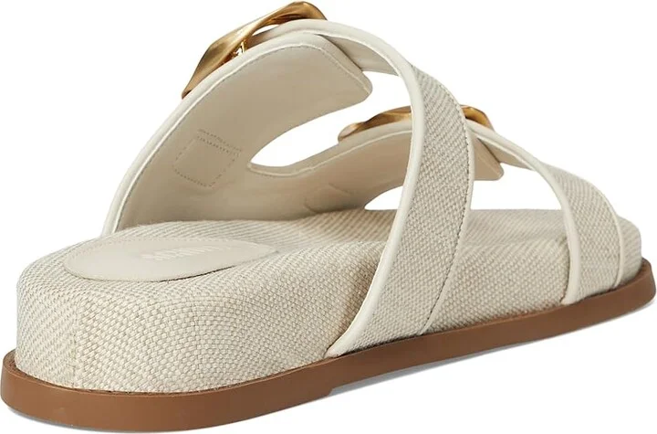 Schutz Olga Sporty Women's Sandals Oyster : 8.5 M, Leather/Rubber - Image 4