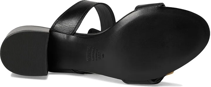 Schutz Olga Women's Sandals Black : 10 M, Leather - Image 3