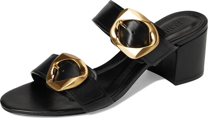 Schutz Olga Women's Sandals Black : 10 M, Leather - Image 5