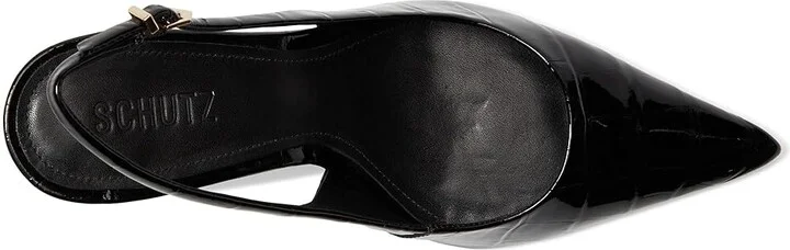 Schutz Paola High Women's Heels Black : 9 M, Leather - Image 2