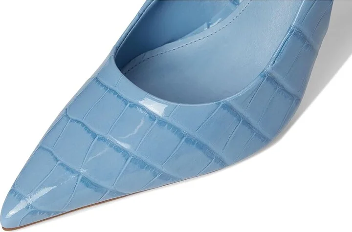 Schutz Paola High Women's Heels Riviera Blue : 5 M, Leather - Image 7