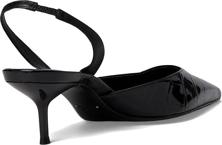 Schutz Paola Mid High Women's Heels Black : 8 M, Leather - Image 4