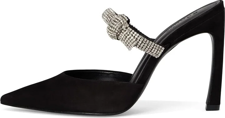 Schutz Pearl Curve High Women's Heels Black : 8.5 M, Leather - Image 6