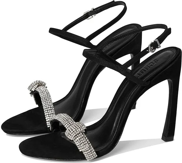 Schutz Pearl sandal Women's Sandals Black : 7 M, Leather