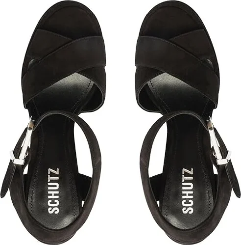 Schutz Penelope Women's Sandals Black : 9.5 M, Leather - Image 2