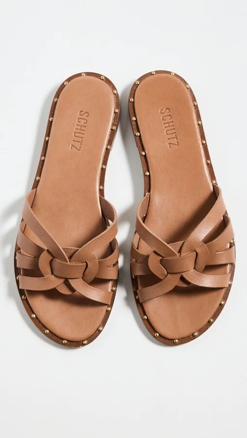 Schutz Pheonix Flat Sandals - Image 5
