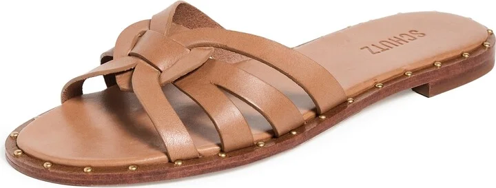 Schutz Pheonix Flat Sandals