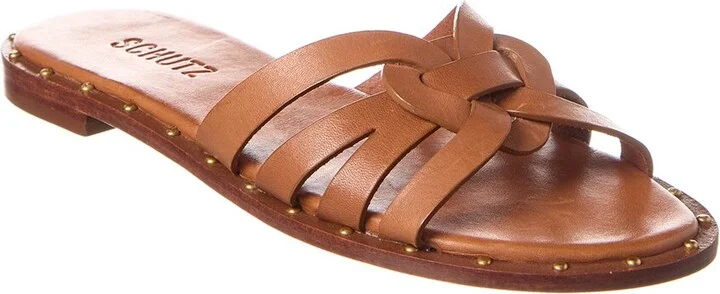 Schutz Phoenix Leather Sandal