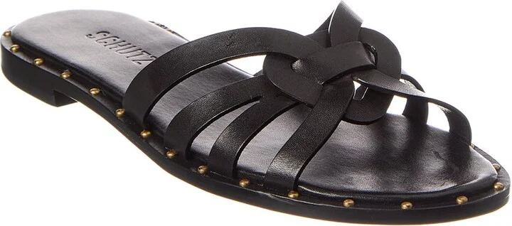 Schutz Phoenix Leather Sandal