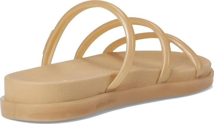 Schutz Polly Sporty Women's Wedge Shoes Bege Cuban Sand : 6.5 M, Synthetic - Image 4