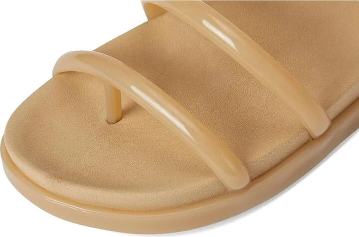 Schutz Polly Sporty Women's Wedge Shoes Bege Cuban Sand : 6.5 M, Synthetic - Image 7