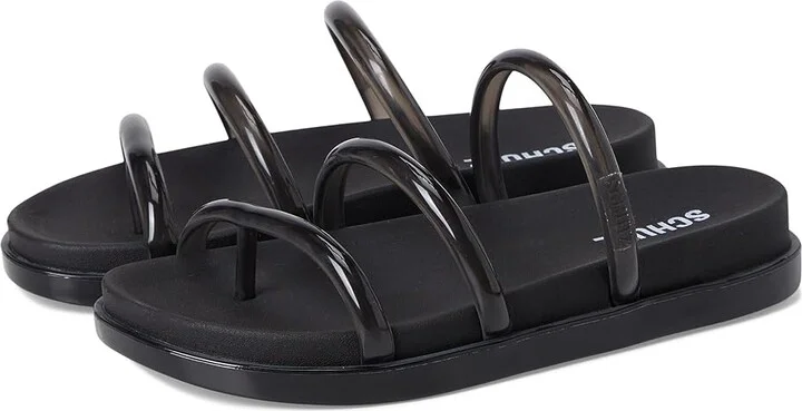 Schutz Polly Sporty Women's Wedge Shoes Black : 7 M, Synthetic
