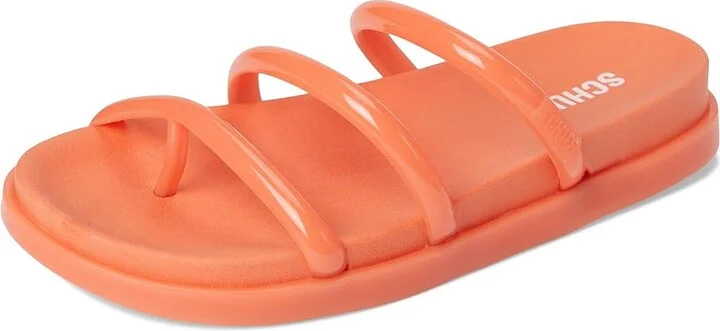 Schutz Polly Sporty Women's Wedge Shoes Laranja Lemos : 10 M, Synthetic - Image 5