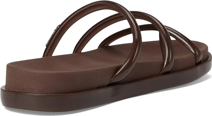 Schutz Polly Sporty Women's Wedge Shoes Marrom Chocolate Bar : 8 M, Synthetic - Image 4