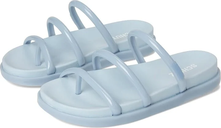Schutz Polly Sporty Women's Wedge Shoes Soft Blue : 6.5 M, Synthetic