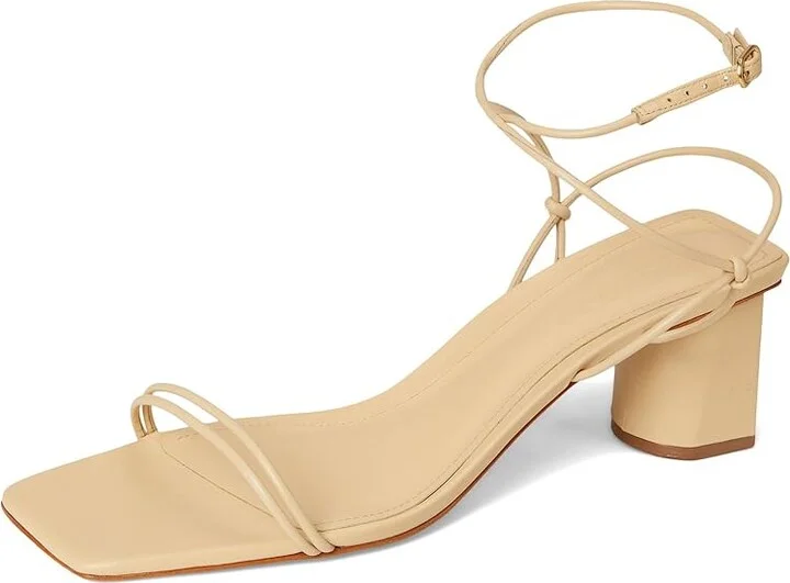 Schutz Pompeii Mid Women's Sandals Natural Nibs : 10.5 M, Leather - Image 5