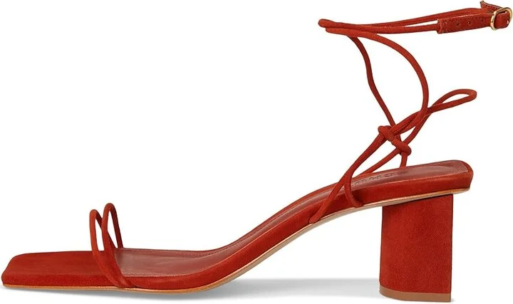 Schutz Pompeii Mid Women's Sandals Sunset Ochre : 5 M, Leather - Image 6
