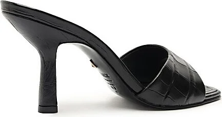Schutz Posseni Leather Heeled Mule in Black - Image 3