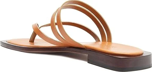 Schutz Rania Flat Women's Sandals Cuoio Brown : 6 M, Leather - Image 3