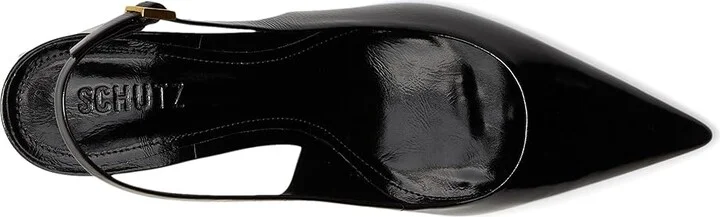 Schutz Rhonda Mid Women's Shoes Black : 5.5 M, Leather - Image 2