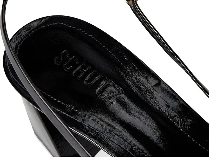 Schutz Rhonda Mid Women's Shoes Black : 5.5 M, Leather - Image 7