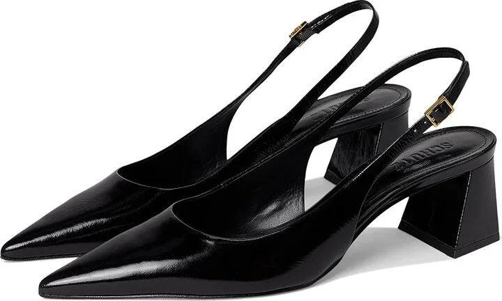 Schutz Rhonda Mid Women's Shoes Black : 5.5 M, Leather