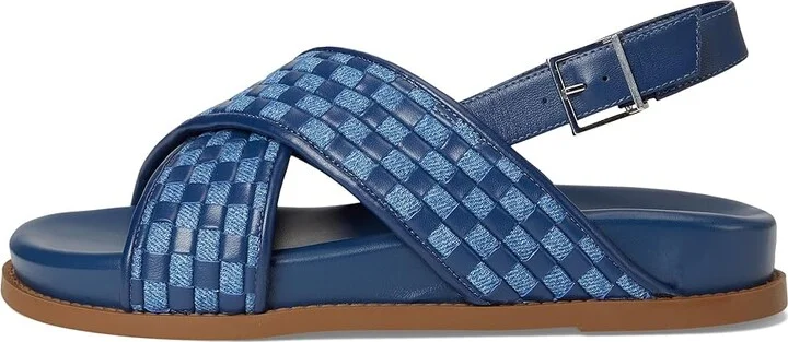 Schutz Ruby Sporty Women's Wedge Shoes Infinite Blue : 8.5 M, Leather - Image 6